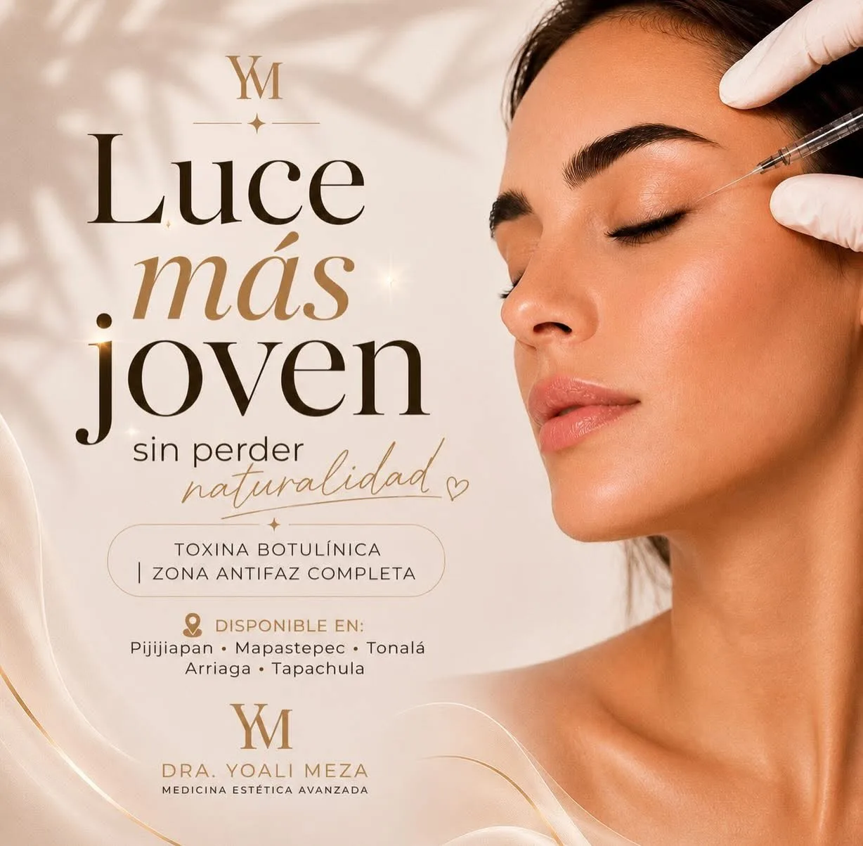 Aplicación estética facial