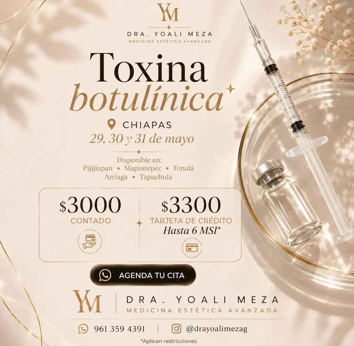 Promoción de toxina botulínica